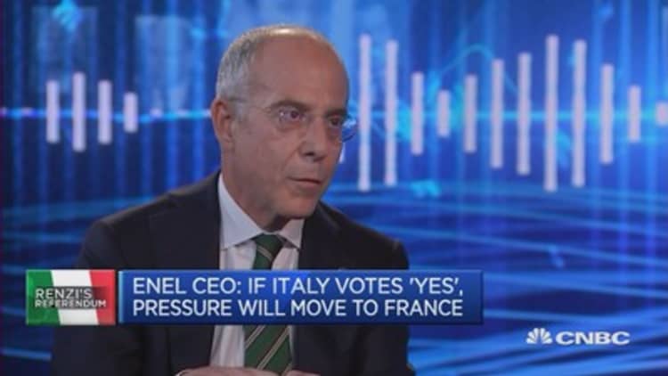 Italian referendum acts like a ‘meta reform’: Enel CEO 