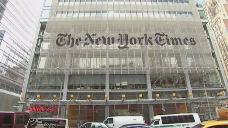 Trump's New York Times meeting now back on