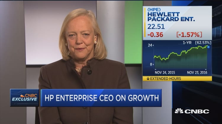 HPE's Whitman: Hybrid IT is our strategy going forward
