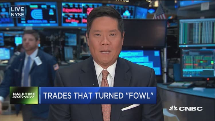 Trades gone 'fowl': Big losers in large cap S&P