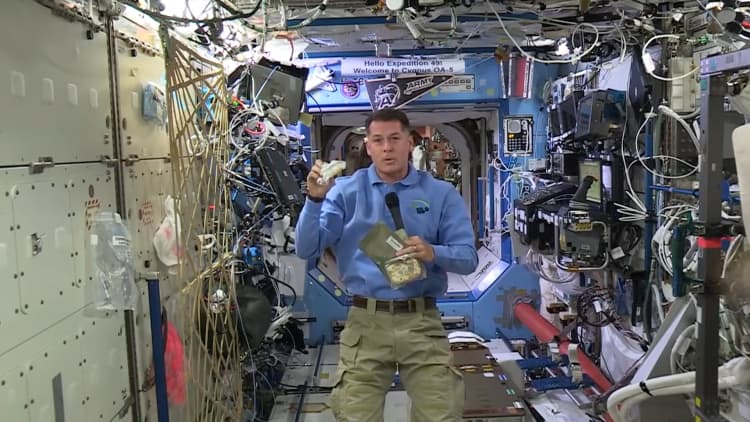 Here's what's on the Thanksgiving menu at the International Space Station