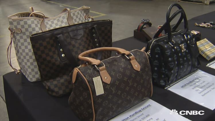 Be on the lookout for counterfeit goods 