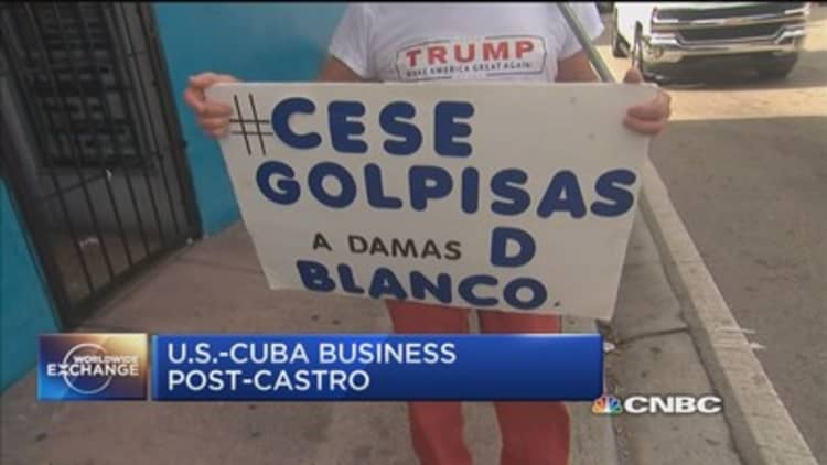 Hopes for US-Cuba business after Castro