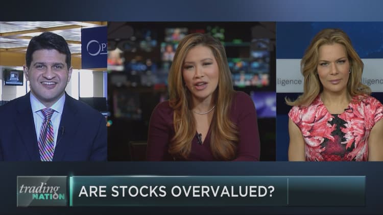 Are stocks getting overvalued?