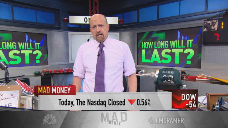Cramer's 4 signs the Trump rally is morphing into something else