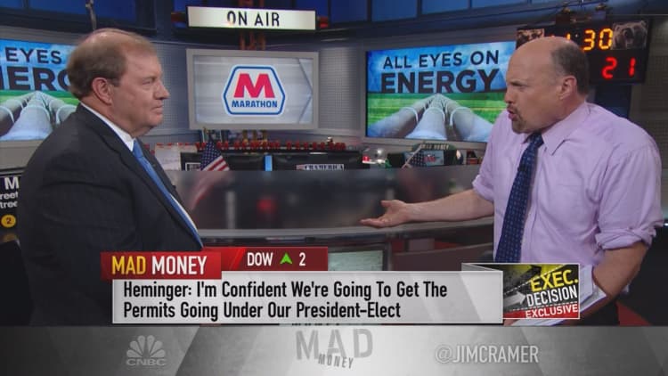 Marathon Petroleum CEO thinks the oil glut will finally come to an end