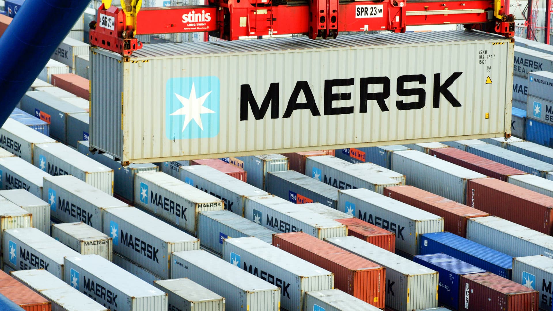 Shipping firm Maersk, a barometer for global trade, warns of weak demand and warehouses filling up