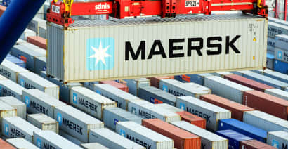 Shipping firm Maersk warns of weak demand and warehouses filling up
