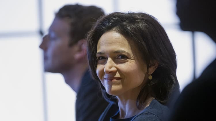 Facebook’s Sandberg is giving $100 million in stock to charity