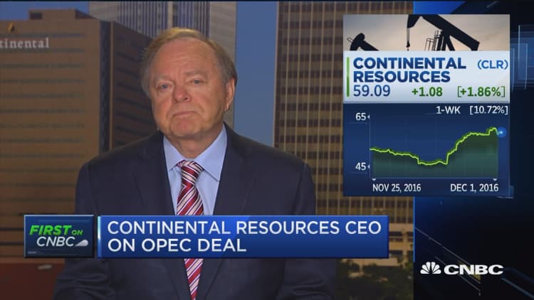 Continental Resources CEO on OPEC deal