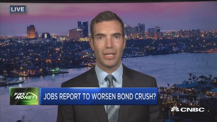 Jobs report to worsen bond crush?