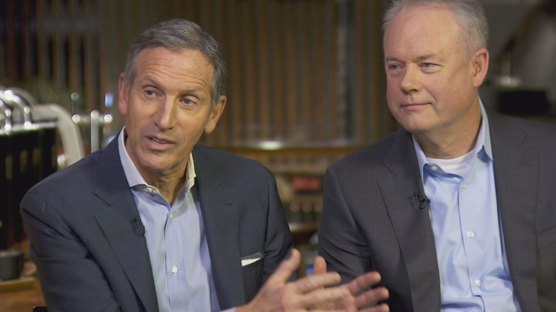 Starbucks CEO Kevin Johnson is retiring, and Howard Schultz is returning as inte..
