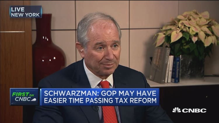 Schwarzman: GOP may have easier time passing tax reform