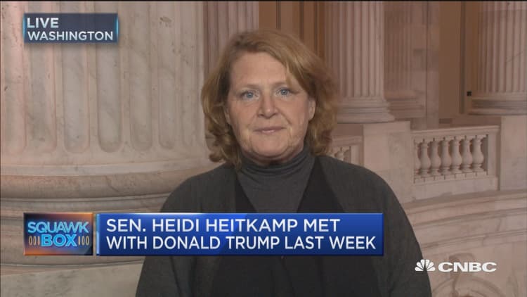 Sen. Heitkamp: We spent a lot of time talking about jobs