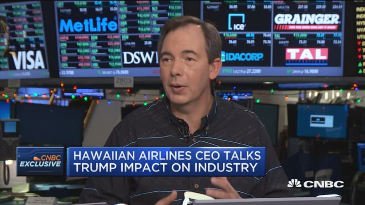 Hawaiian Airlines CEO: Early signs of Trump admin. encouraging