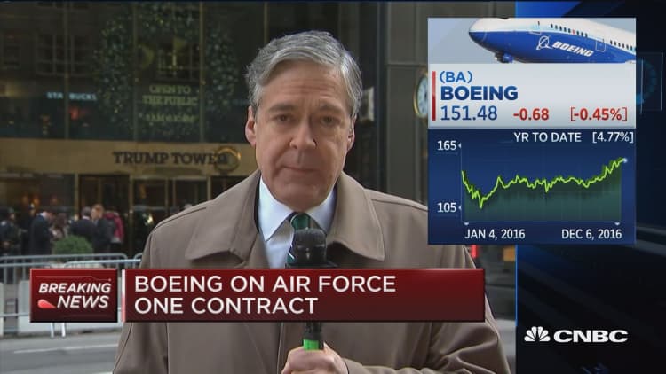 Trump vs. Boeing just bargaining?
