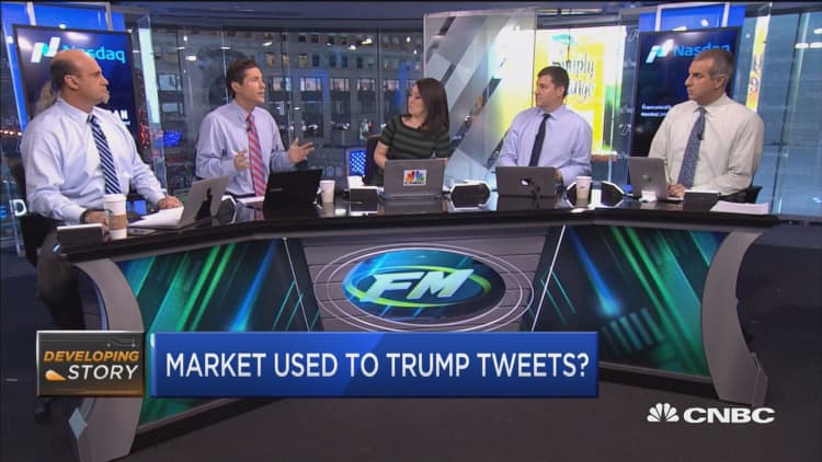 Is the market becoming immune to Trump's tweets?