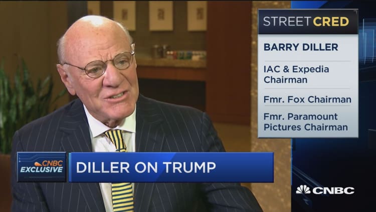 Diller on Trump: Let's see what this experiment brings