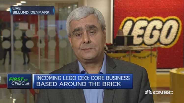 Over half of Lego sales come in the holiday shopping season: New CEO