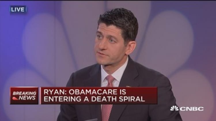 Rep. Ryan: We're moving on many simultaneous fronts