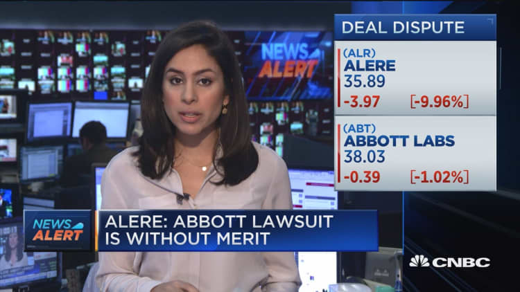Alere: Abbott lawsuit is without merit