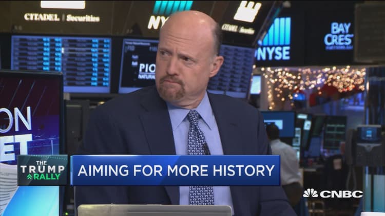 Cramer: I want companies with good earnings & boosted by Trump