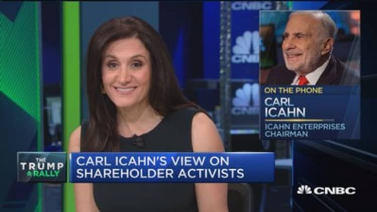 Icahn: Companies are afraid to invest because of red tape