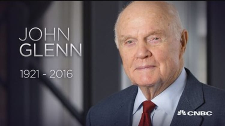 US astronaut and Sen. John Glenn dead at 95