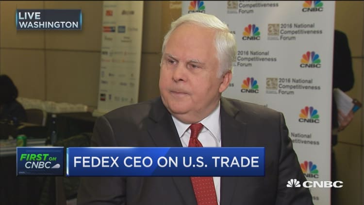 FedEx CEO: Don't cancel TPP, just improve it