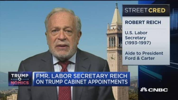 Reich: Puzder is against almost every provision of labor law