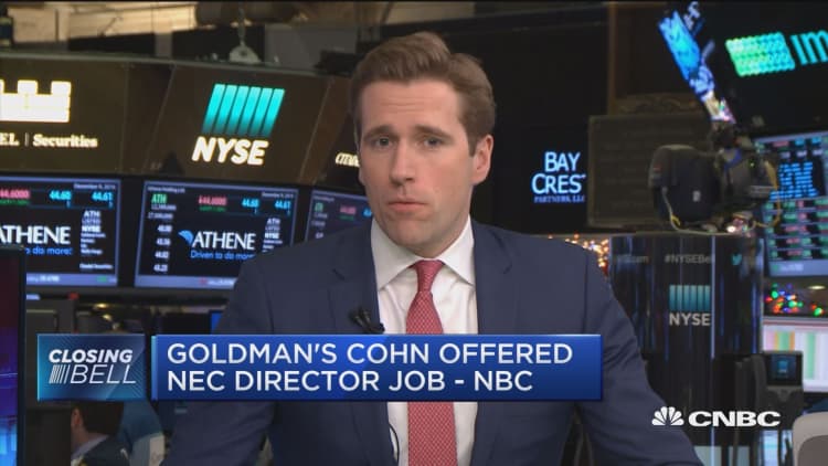 Who could replace Cohn at Goldman?