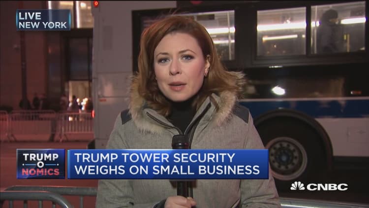Trump Tower security weighs on small business