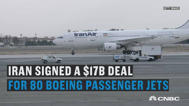 Iran seals $17 billion Boeing deal