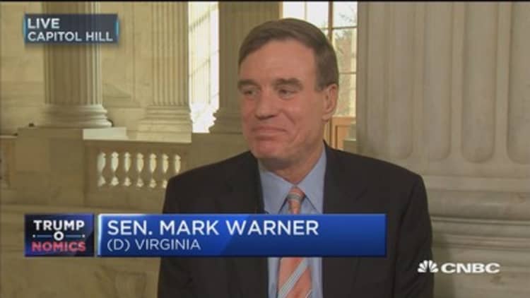 Disappointed in Trump response to Russia intelligence: Sen. Warner