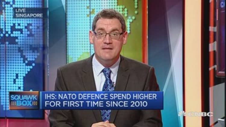 US defense budget is about 40% of global budget: IHS