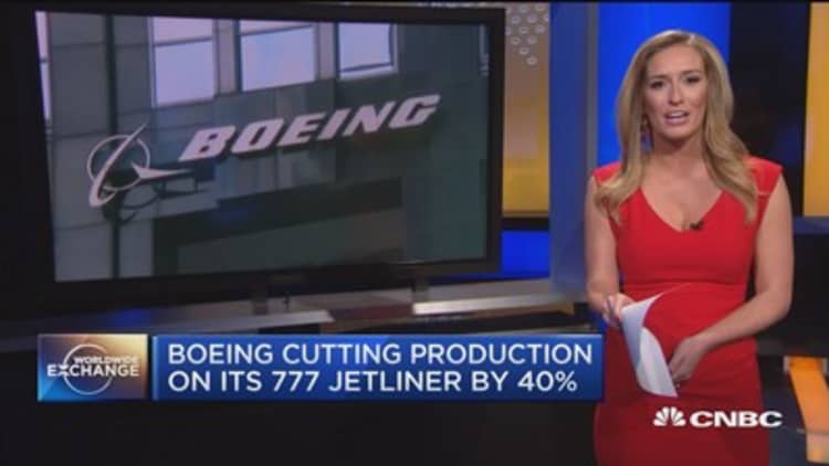 Boeing to cut production, increase dividend