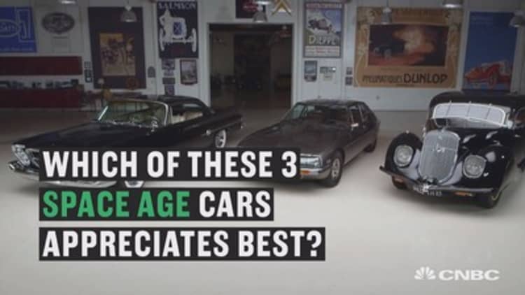 Jay Leno finds out which 'space age' car appreciates best