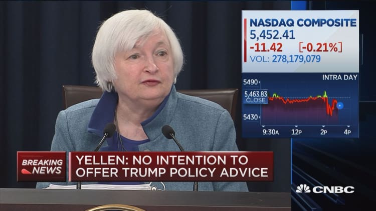 Yellen: I intend to serve out my 4-year term
