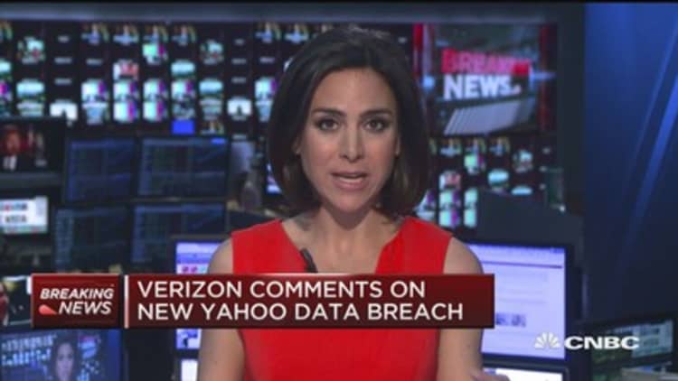 Verizon on Yahoo data breach: We will evaluate situation