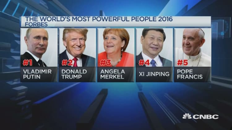 Forbes most powerful person of 2016 is not Trump