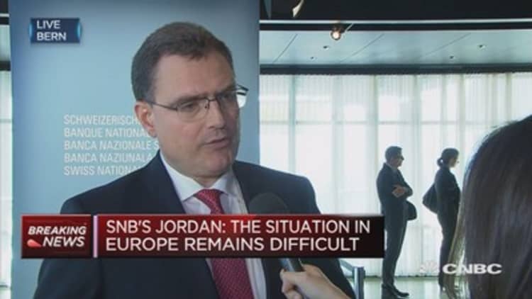 Negative rates are the right strategy: SNB chairman