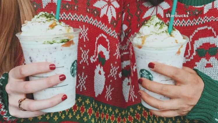 Starbucks debuts Fruitcake Frappuccino