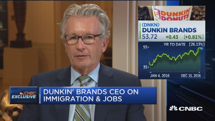 Dunkin' CEO: Need to work on getting our industry a better name