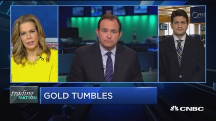 Trading Nation: Gold tumbles