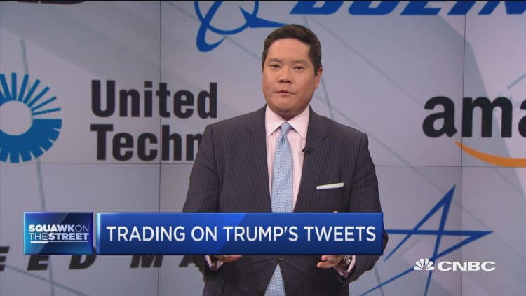 Trading on Trump's tweets