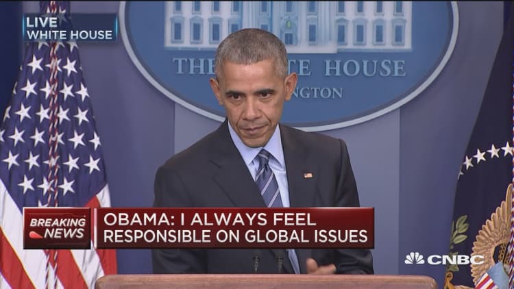 Obama: I always feel responsible on global issues