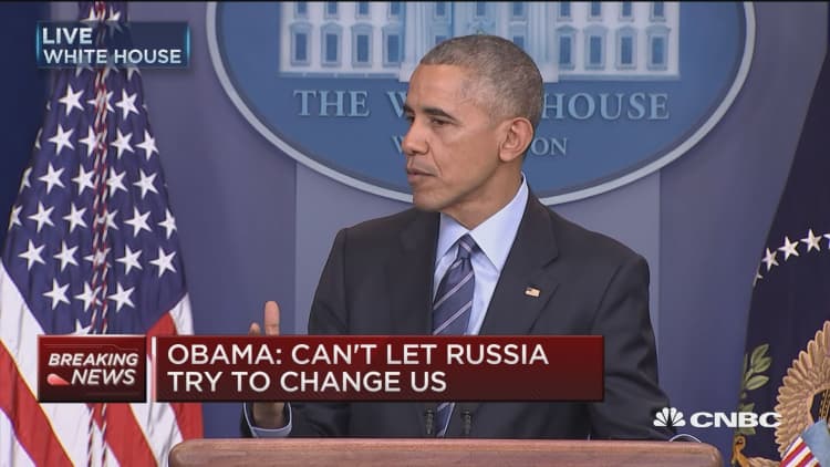 Obama: Russia is smaller, weaker country