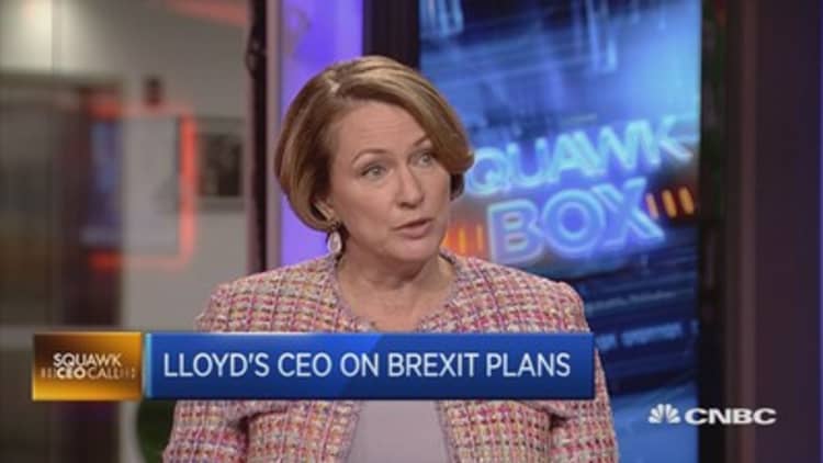 Brexit would impact 5% of revenues: Lloyd's of London CEO 