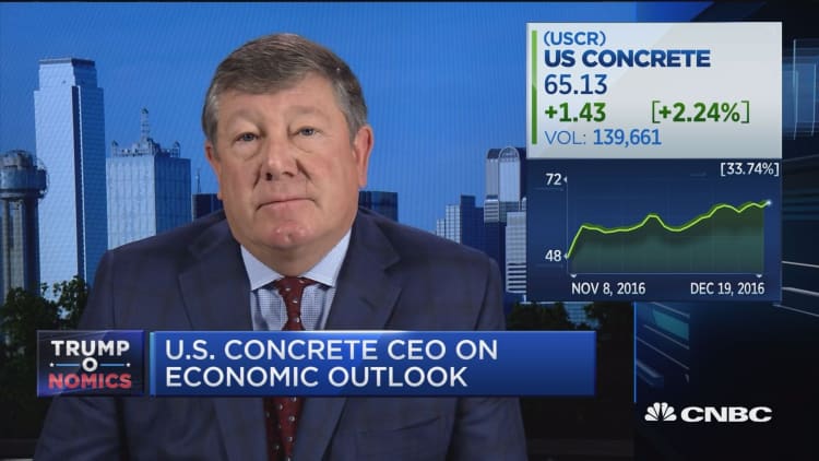 US Concrete CEO: Very optimistic on infrastructure funding