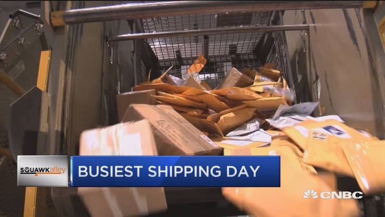 Busiest shipping day for UPS and Fedex